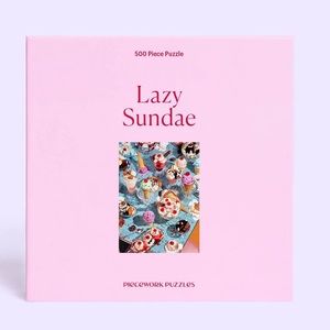 Piecework Puzzles brand Lazy Sundae puzzle.